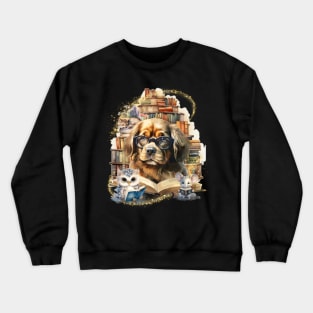 Reading Animals Crewneck Sweatshirt